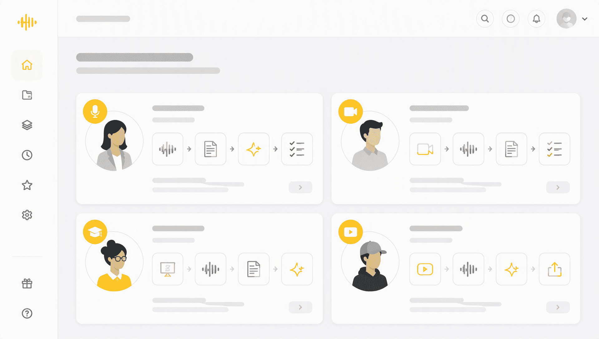 Recommended video transcription workflows for interviews, meetings, lectures, and creators