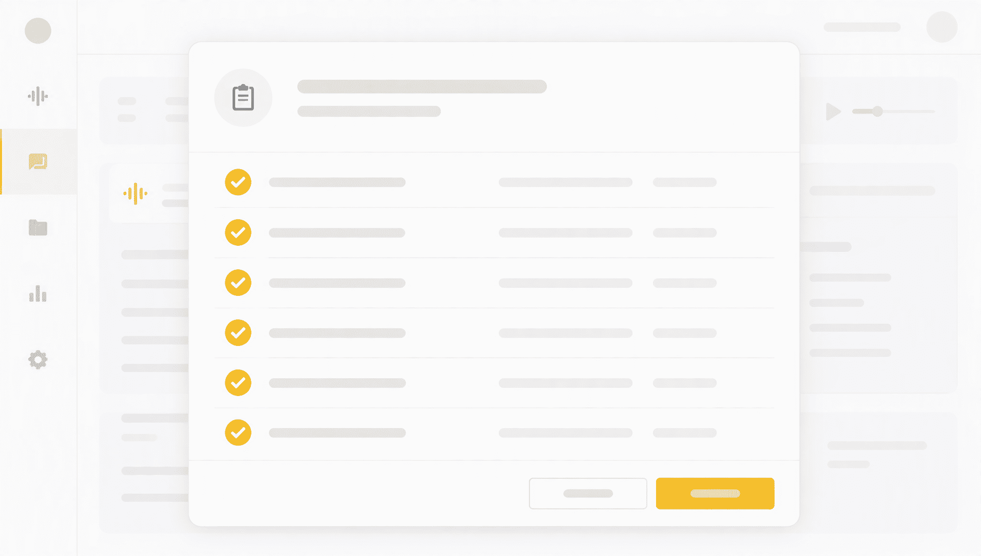 Final checklist for reviewing and exporting a video transcript