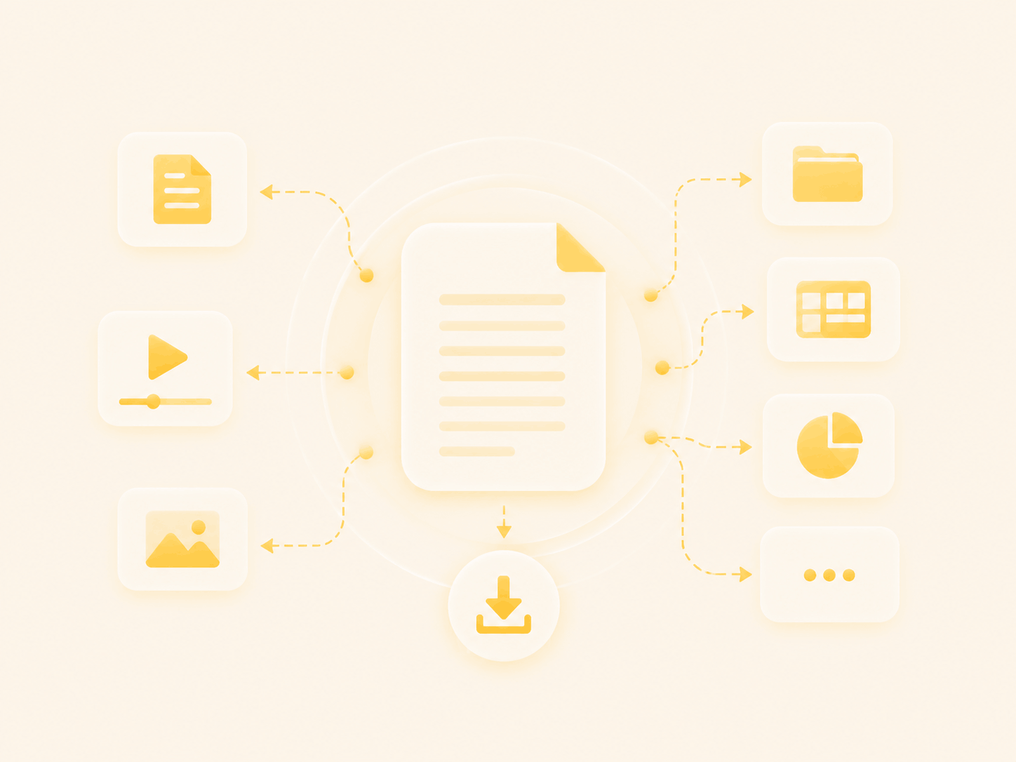 Copy, download, and export options for transcript text