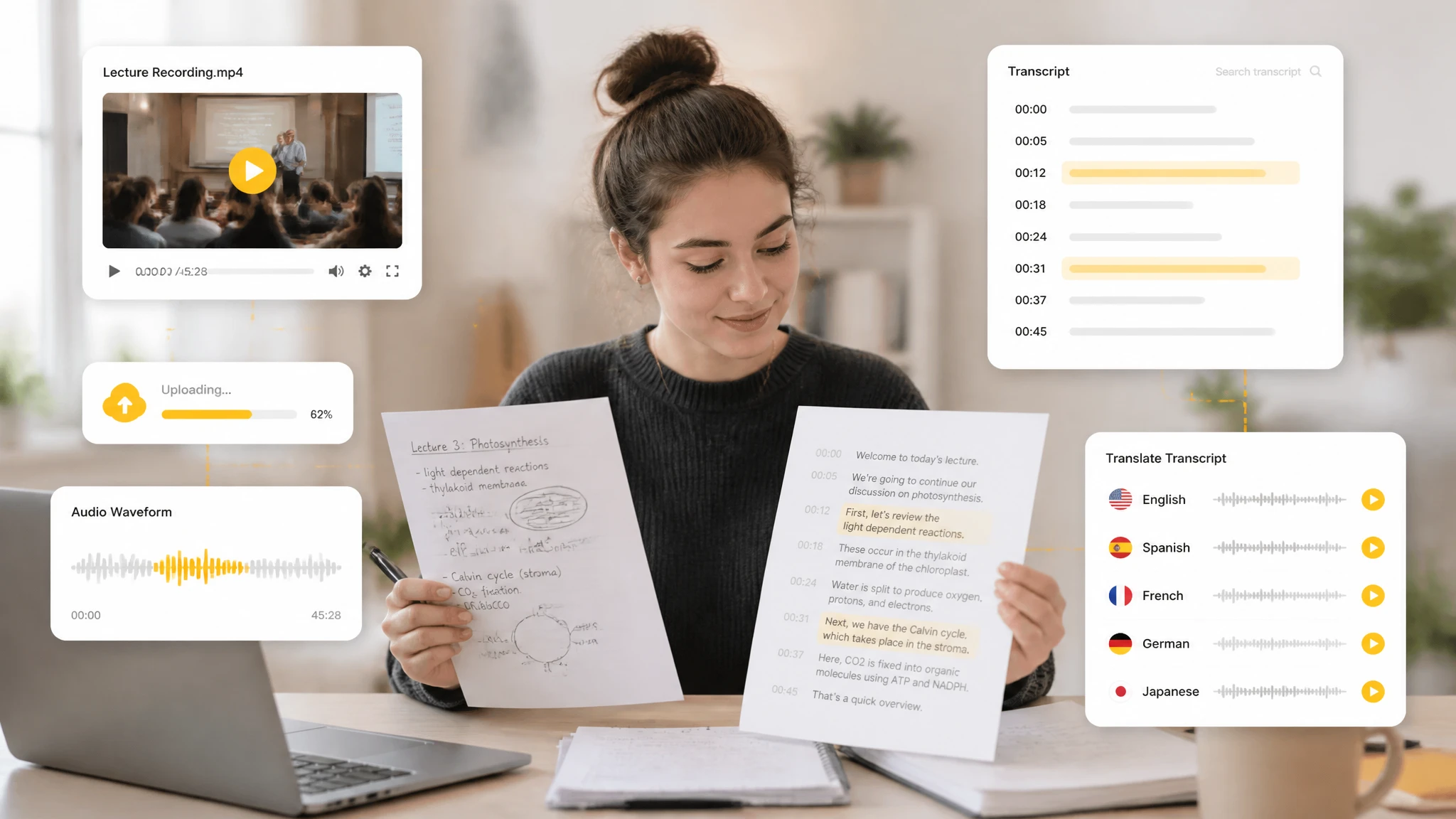 Manual Notes vs. an Automated TikTok Transcript