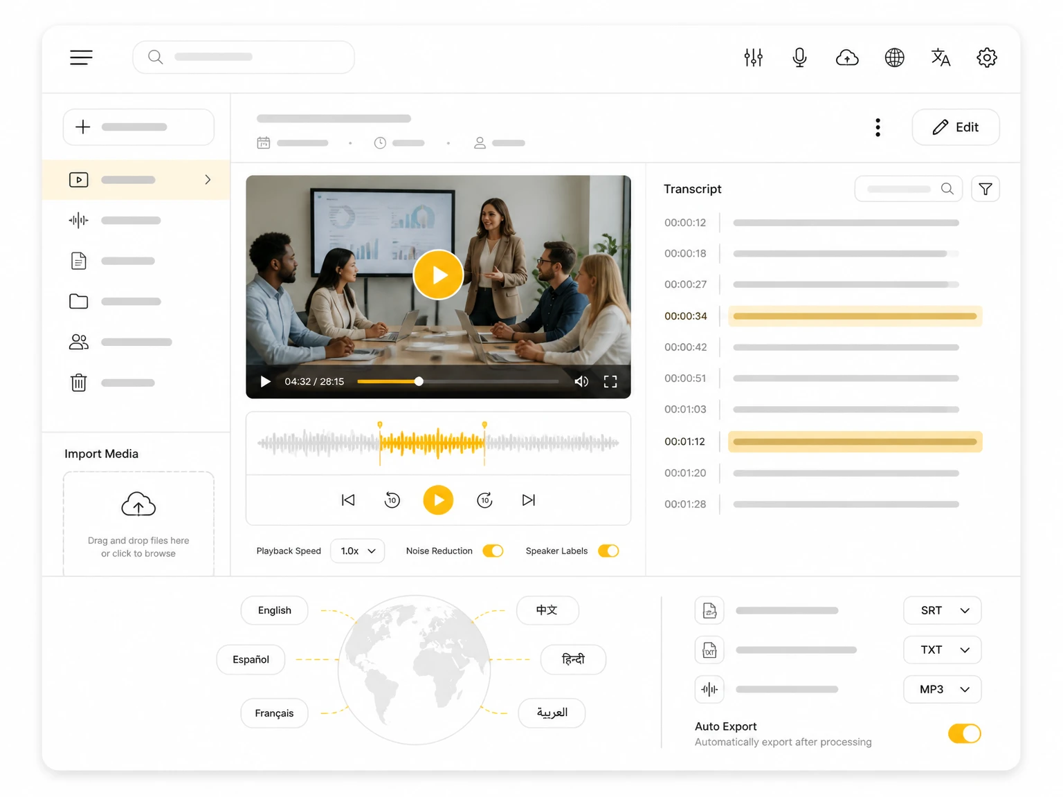 Video to Text Transcription