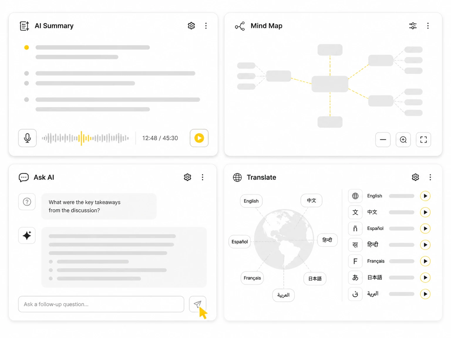 Turn Voice Transcripts Into Useful Output