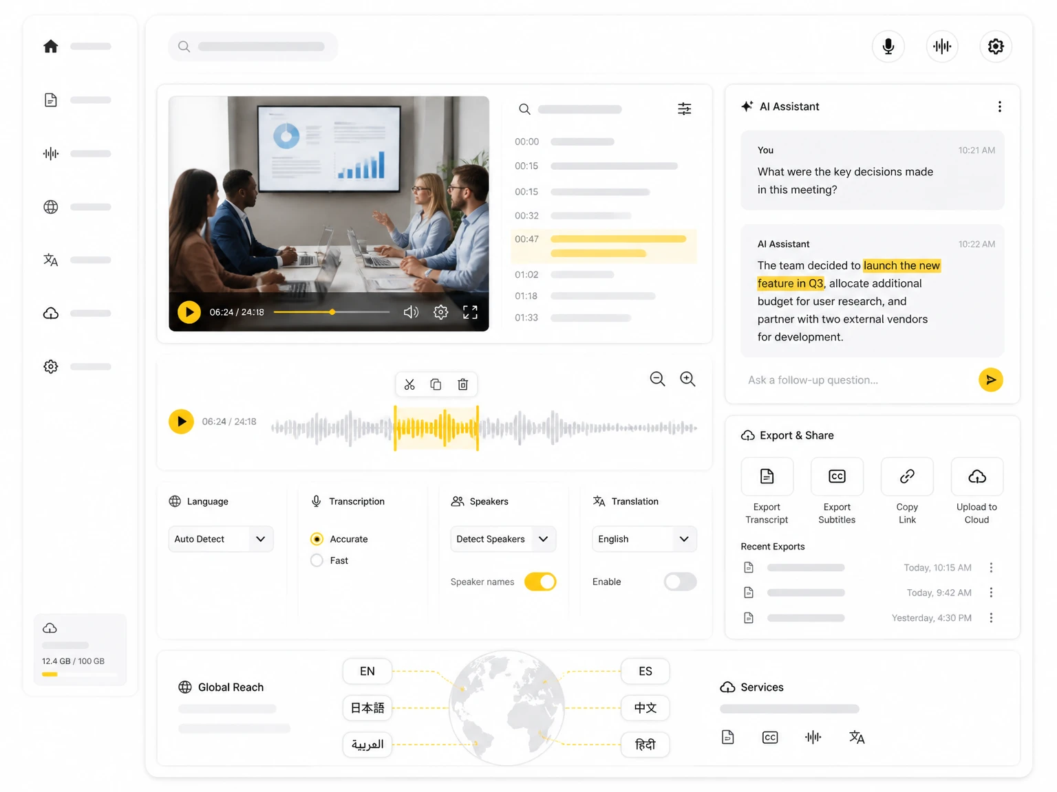 Ask AI About Your Audio