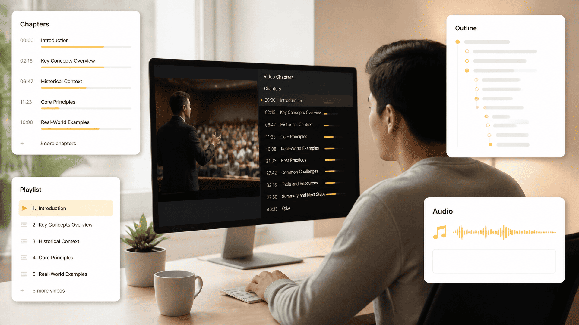 How Video Summaries Read YouTube Structure